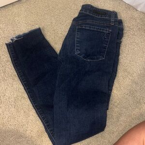 Articles Of Society Dark Blue Ankle Jeans